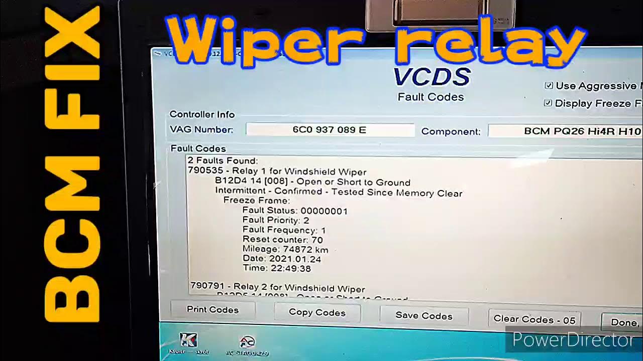 BCM comfort module fix. wiper. Skoda Fabia MK3, VW Polo V YouTube