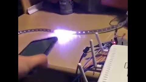 neopixels + tilt sensor