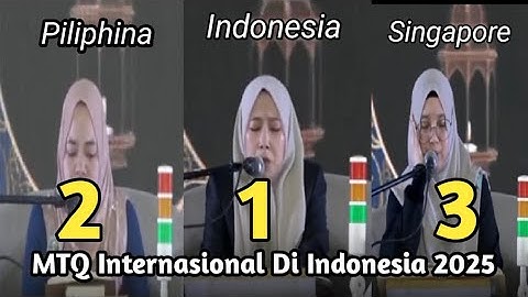 Penampilan Para Juara Tilawah Alqur'an Putri | MTQ Internasional Indonesia 2025