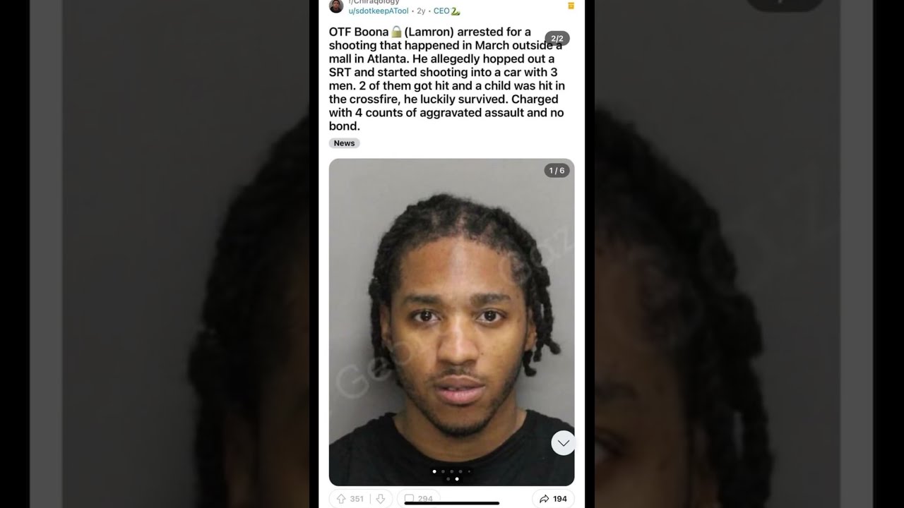 Otf Boona Atlanta Shooting Lildurk