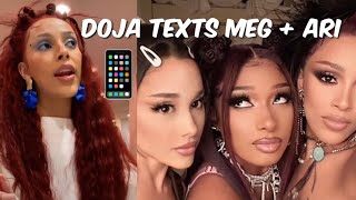 Doja Cat Texts Meg Thee Stallion Ariana Grande Live