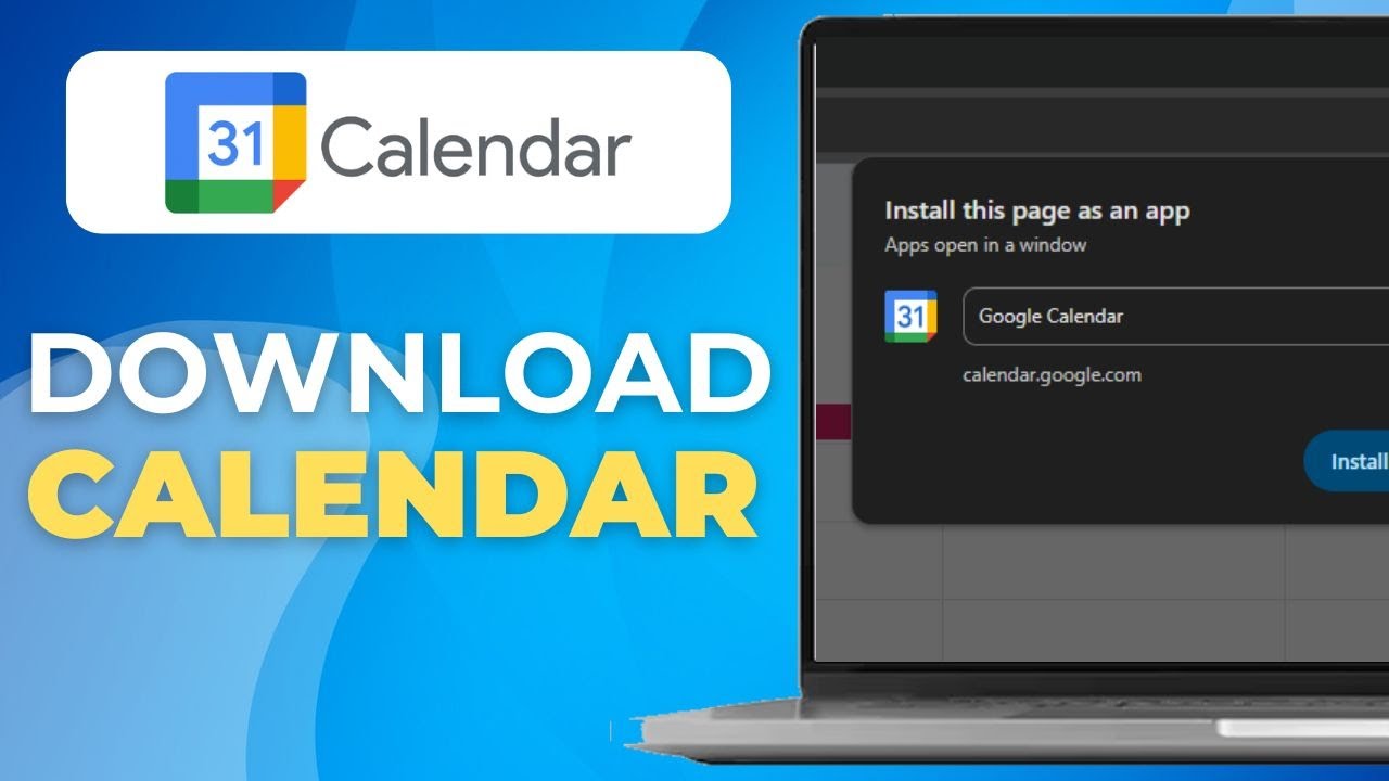 How to Download Google Calendar on Windows 10 How to Get Google ...