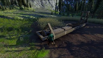 Medieval Engineers S00E05  Automated Farm Harvesting  Plow Harvester Seeder mechanized Maddhatter