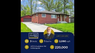 Check out my listing Address: 4213 N Audubon Rd Indianapolis