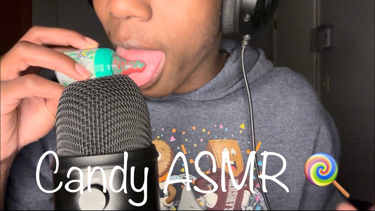 ASMR Eating Candy Until You Fall Asleep - YouTube