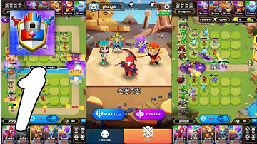 HeroesTD: Esport Tower Defense Gameplay Walkthrough #1 (Android, IOS)