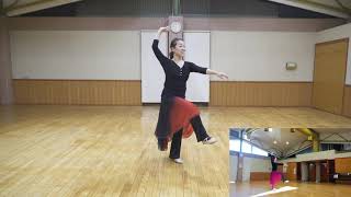 Popki / Muyong Basic Steps No.003 / 무용기본 뽑기 #muyong #koreandance #korean #dance #조선무용 #무용 #統合 #朝鮮舞踊