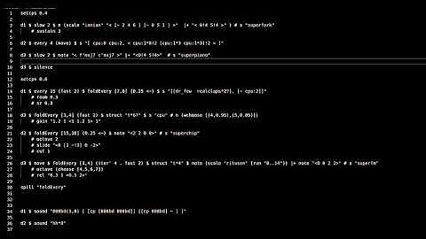 TidalCycles Practice 20200917