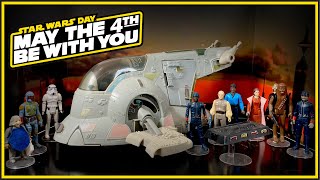 May the 4th be with you Kenner Slave-1 gifted from Dave at ToyPolloi Empire Strikes Back Diorama