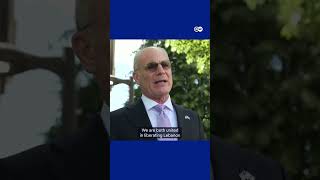 Israel, Lebanon hold direct talks in US | DW News