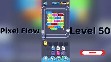 🎮 Pixel Flow Level 50 Walkthrough | Go Answer 🧩✨