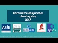 Baromtre des juristes dentreprise 2017