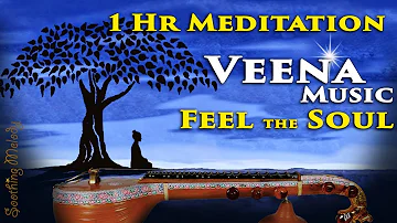 VEENA Meditation Music  Peaceful and Relaxing || Perfect for Work, Sleep, Study || Soothing Melody