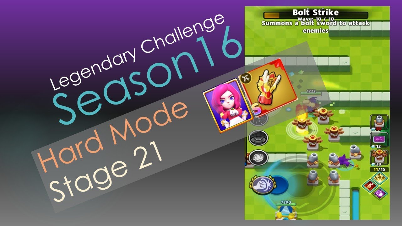 ARCHERO: Legendary Challenge S16 Hard Mode Stage 21