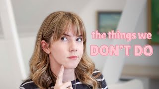 What We DONT Do In Our Homeschool