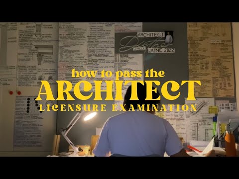 How to pass the Architect Licensure Examination (June 2022 ALE)