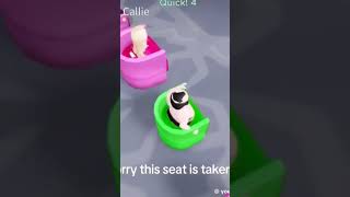 Sorry this seats taken 😉 #roblox #memes