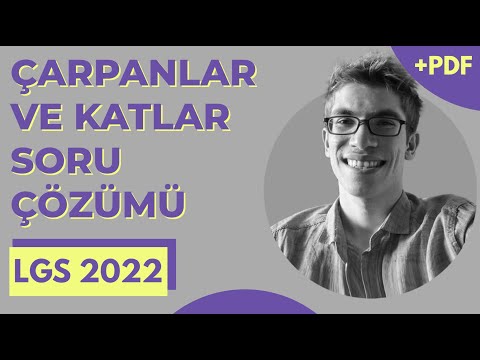 Çarpanlar ve Katlar Konu Kavrama Testi (Mutlaka Çözün!) LGS-2022