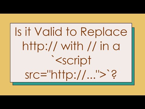 Is it Valid to Replace http:// with // in a ` script src="http://..." `?