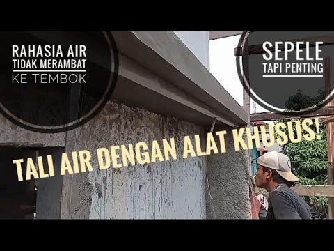  Cara  Membuat  Tali Air Kanopi  Beton Diatas Jendela  Dengan 