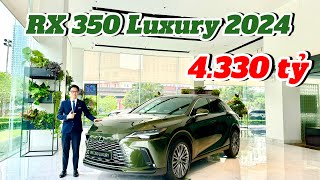 🌟 Lexus RX350 Luxury 2024 có gì với giá 4,33 tỷ- Xanh Terrane Khaki Mica Metallic (6X4)| 0886092888