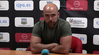 Rueda de Prensa de Luis Oliver, tras el UD Montijo 1-2 CD Badajoz