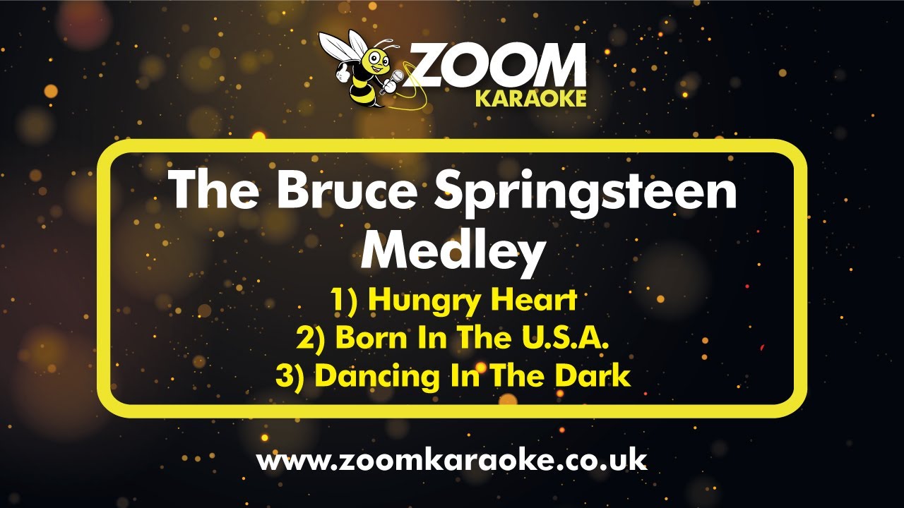 Bruce Springsteen - The Bruce Springsteen Medley - Karaoke Version from ...