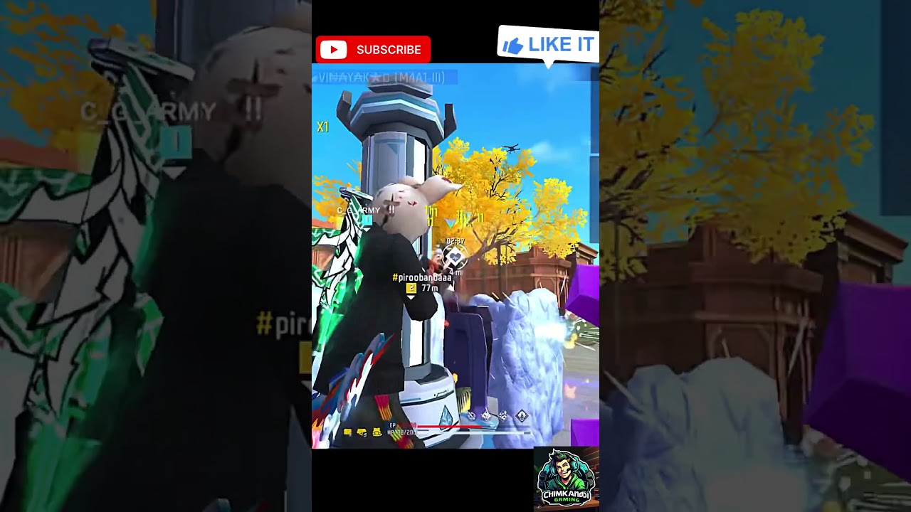 Pov: when sniper becomes rusher 😈🔥