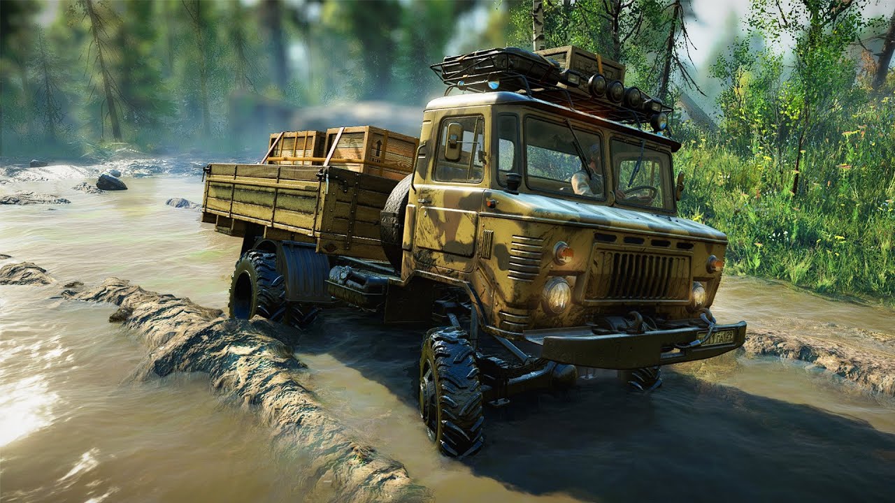 A Shortened Way Task Supplies Delivery with TUZ 16 Actaeon | 4K Quality Gameplay | #snowrunner