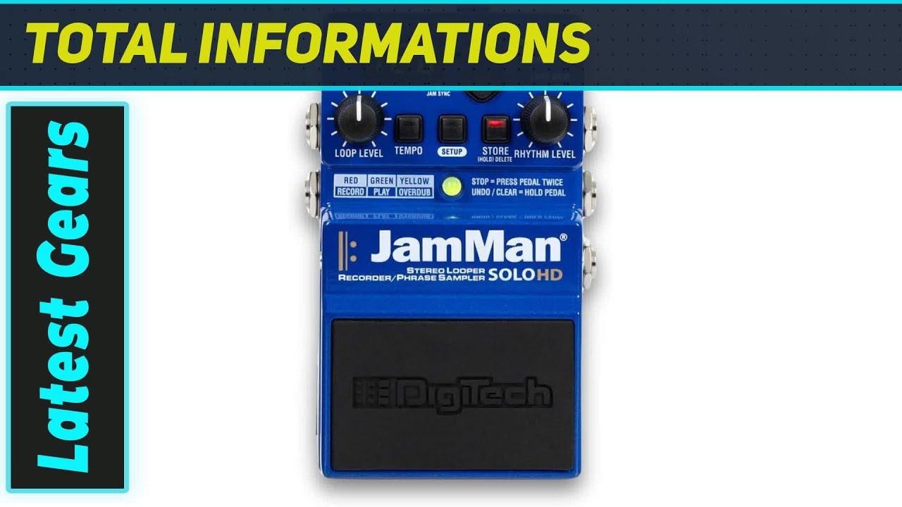 DigiTech JamMan Solo HD: The Ultimate Compact Looper