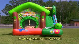 Giraffe Jungle Fun Bouncy Castle - Happy Hop screenshot 3