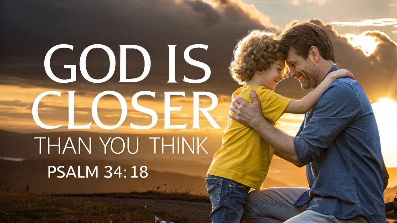 God IS Closer Than You Think Psalm 34vs18 - YouTube