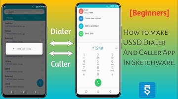 [Beginners] How to make USSD Dialer And Caller App In Sketchware.