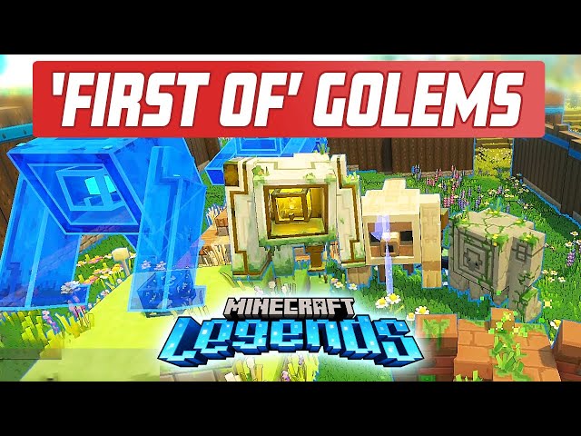 New Friends: The Golems of Minecraft Legends