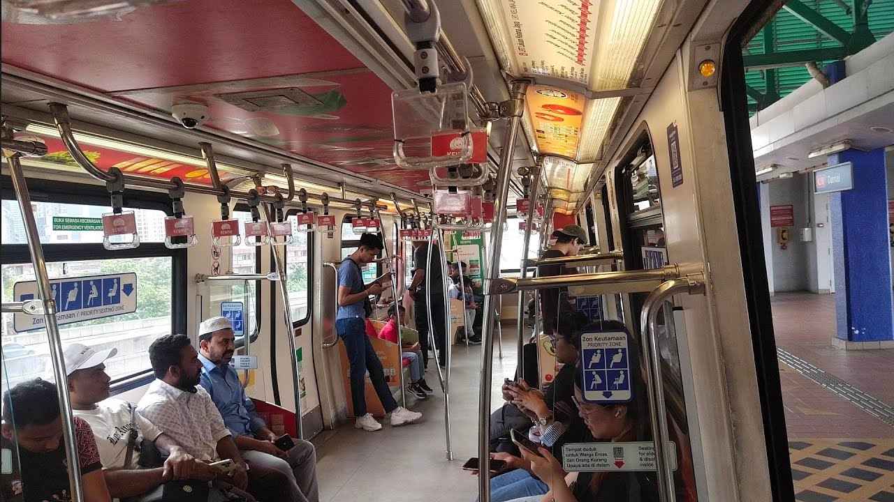 LRT Kelana Jaya Line | Innovia ART 200 (Set 64)[Kewpie Wrap] Ride | Damai → Kampung Baru