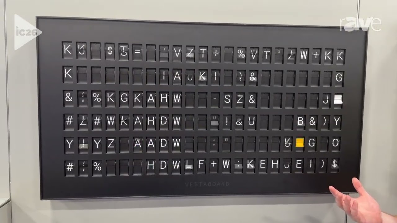 InfoComm 2026: Vestaboard Demonstrates Flagship Vestaboard