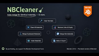 NBCleaner V1.0.2 for Blender 3D screenshot 4