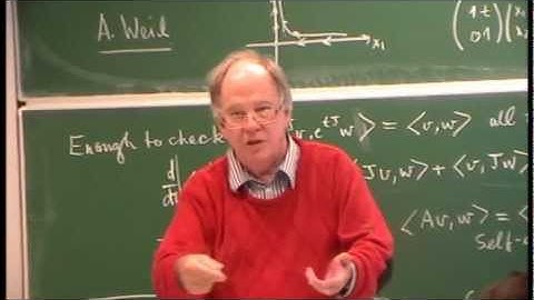 Alan Huckleberry Foundations of Mathematical Physics Lecture No 10