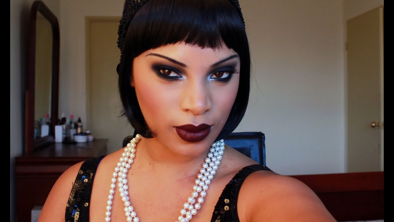 1920s Flapper Girl Makeup Tutorial YouTube