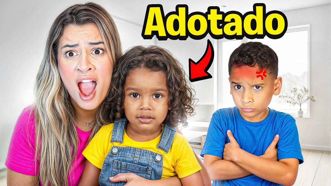 ADOTEI UMA FILHA NOVA PRA FAMILIA! *Enzo ficou com CIÚMES