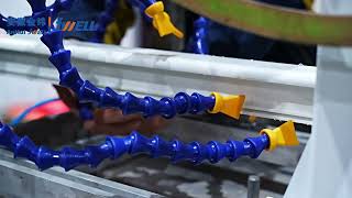 Jwell UPVC window profile extrusion machine #upvc #upvcwindows #machine