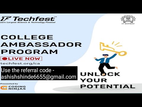 College Ambassador Program | Techfest IIT Bombay | campus ambassador internship |internshala