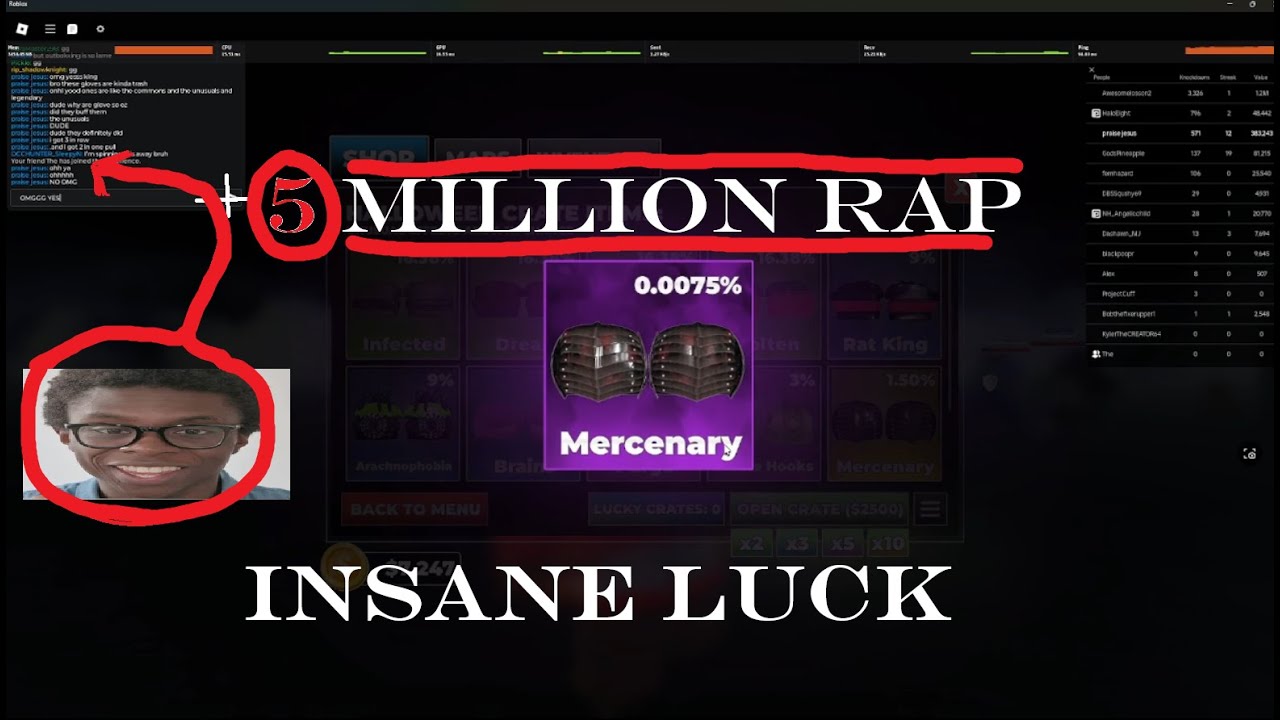 2 MILLION SPENT ON HALLOWEEN LIMITED CRATE INSANE LUCK (7 MILLION PROFIT) - Untitled Boxing Game