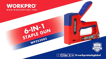 WORKPRO 6-IN-1 Staple Gun | Staple Gun