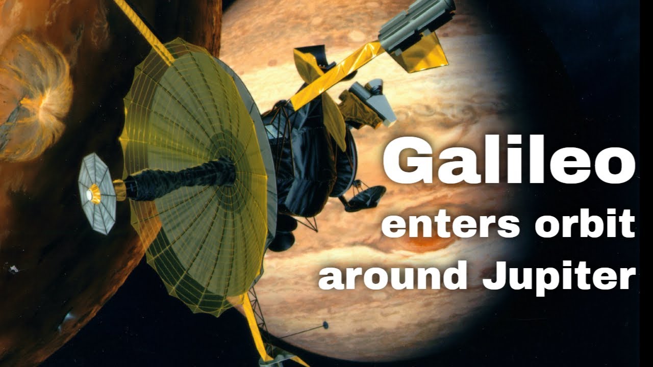 7 декабря 1995 года: космический аппарат НАСА «Галилео» первым вышел на орбиту вокруг Юпитера.