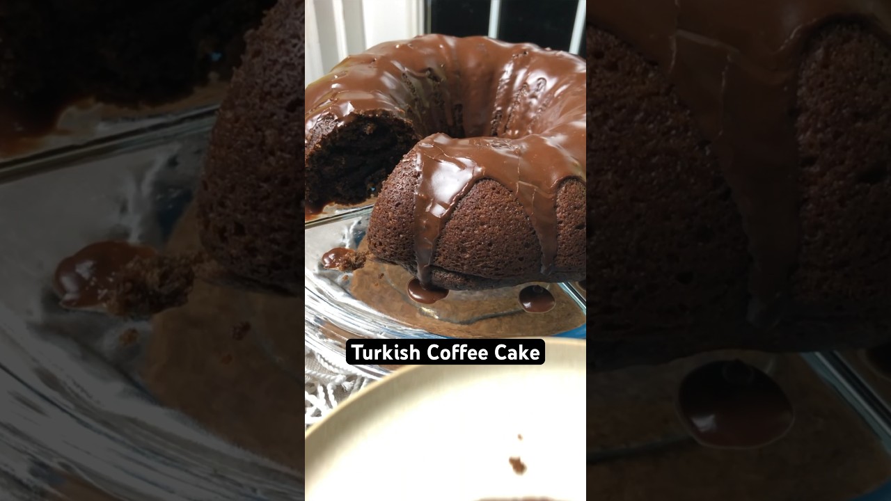 This Cake Is Not For Everyone ☕️ Turkish Coffee Cake 🌱 Dairy-Free | Eggless | Vegan