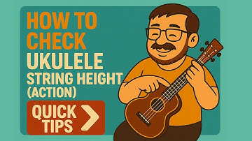 How to Check Ukulele String Height (Action) – Quick Tip