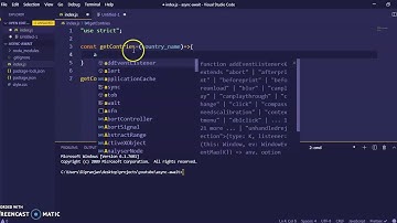 Async, await in javascript es6 with axios example