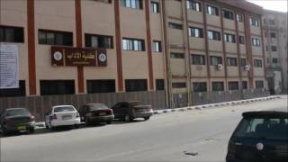 رئيس جامعة بورسعيد يفتتح المبنى الجديد بكلية الآداب