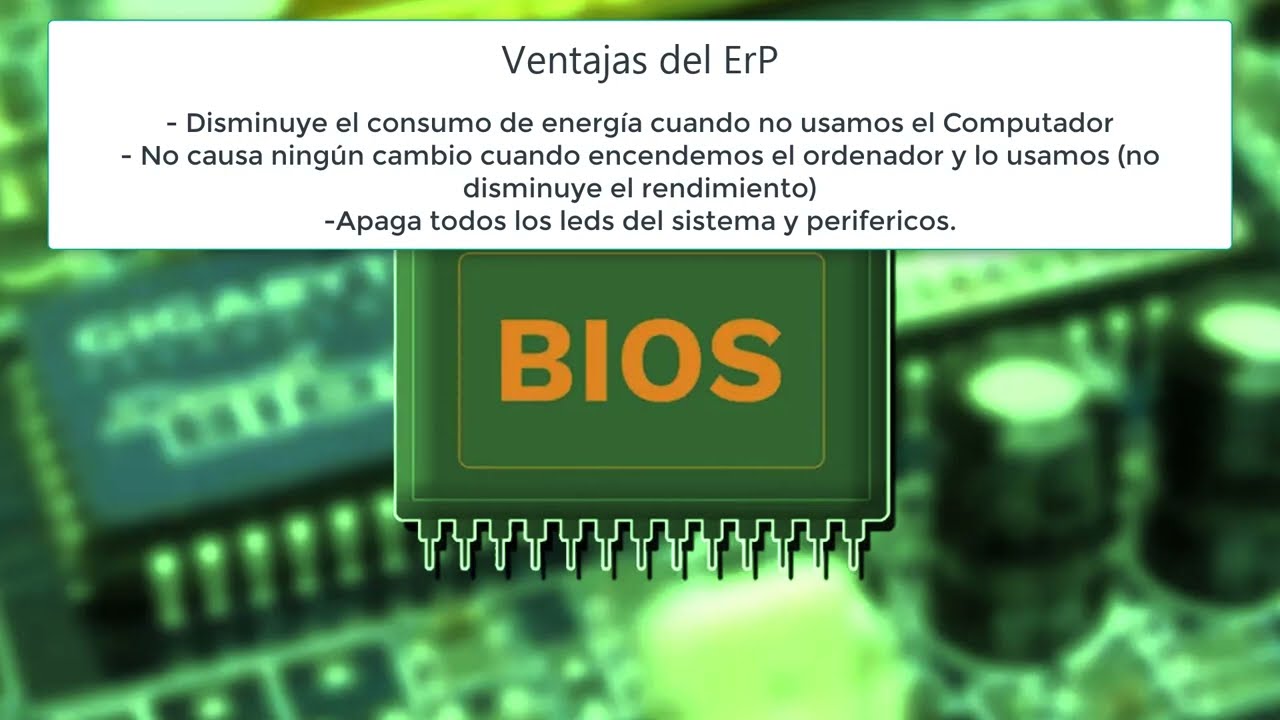 Solución para apagar las luces de periféricos del Computador, cuando el PC esta apagado! ERP bios